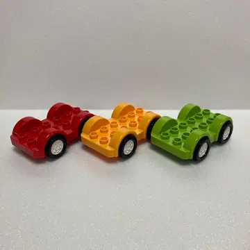 레고 듀플로 카 베이스 세트 (3색)