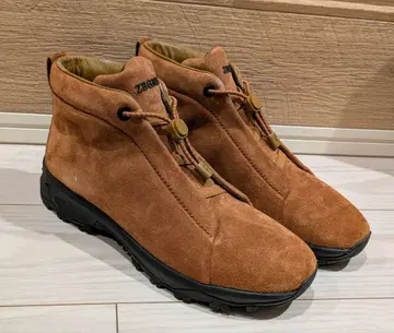 Zegna 브라운 스웨이드 Triple Stitch vetta 스니커즈