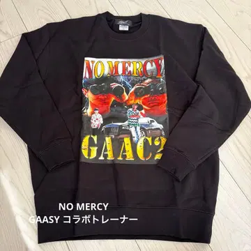 NO MERCY 트레이닝복 사이즈: XL 프린트 GAASY 블랙