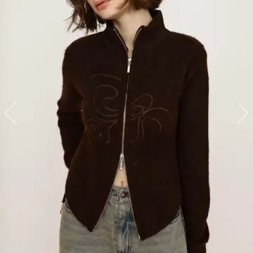 SLY 집업 니트 상의