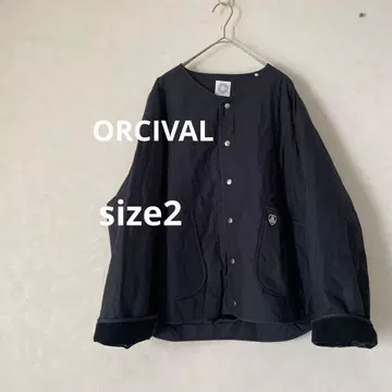 ORCIVAL 인슐레이션 퀼팅 자켓 퀼트 오르치발 충전솜 네이비