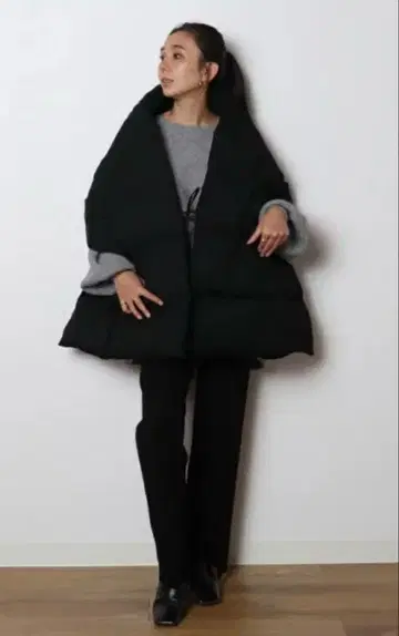 크로셰 CLOCHE 다운 스톨 숄