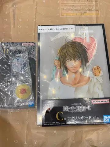 데스노트 1번 복권 L 아크릴 보드 C상 H상 니아