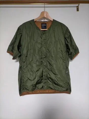 MANASTASH 퀼팅 자켓 올리브 그린