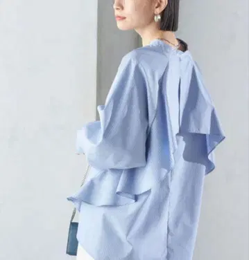 SHIPS 벌룬 슬리브 셔츠