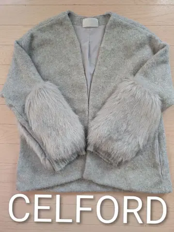 CELFORD 셀포드 소매 퍼 가디건