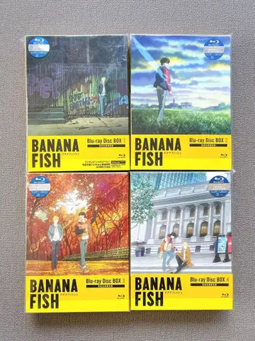 BANANAFISH Blu-Ray 전 4권 블루레이 완전 생산 한정판