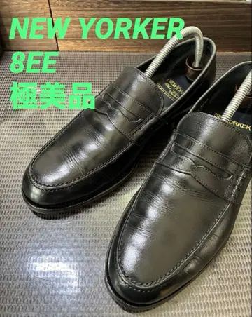 [ 컨디션 최상 ] NEW YORKER 뉴요커 블랙 로퍼 천연 가죽