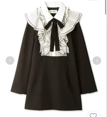 릴리 브라운 프론트 프릴 미니 드레스 릴리 브라운