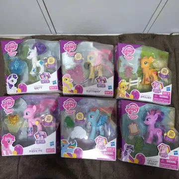 마이 리틀 포니 크리스탈 버전 6체 세트