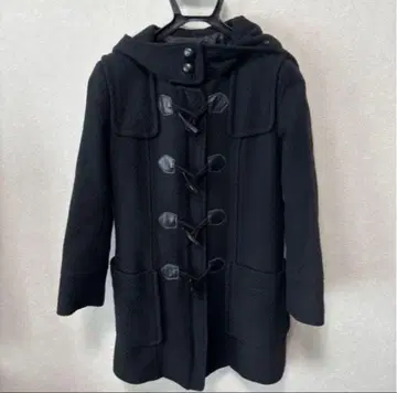 JILL STUART 블랙 더플 코트 S