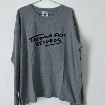 TACOMA FUJI RECORDS 긴팔 티셔츠 그레이