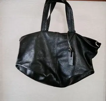 나노 유니버스/토트백/블랙/블랙/가죽