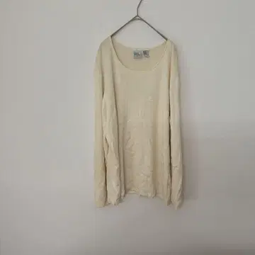 Giorgio Fiorini [프리 사이즈] 니트 크림색 14W/16W