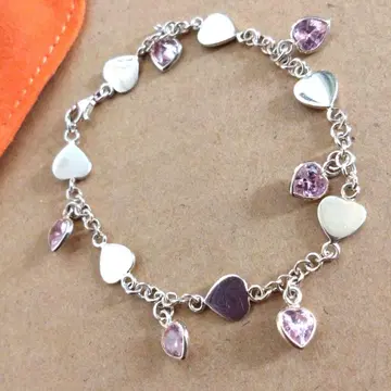 폴리폴리 팔찌 하트 실버925