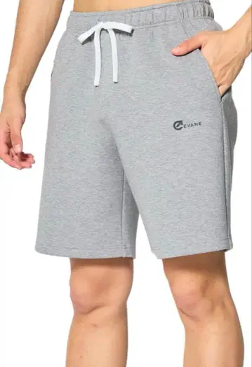 EVANE 에반 코튼 블렌드 스트레치 지퍼 숏팬츠