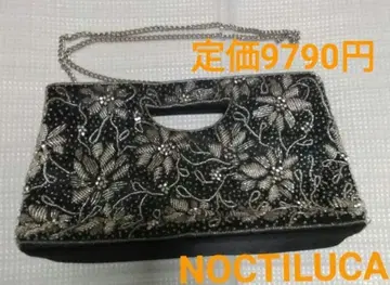 NOCTILUCA 노크틸카 2way 여성용 비즈 자수 핸드백