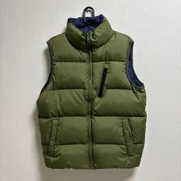 green label relaxing 리버서블 다운 베스트