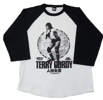 새상품 하드코어 초콜릿 테리 7부 소매 래글런 T셔츠 XL