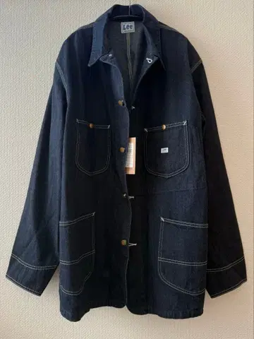 LEE 로고 데님 자켓 커버올