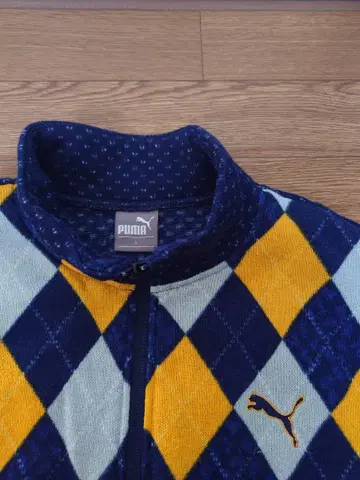 PUMA 골프웨어 겨울용 지퍼 니트