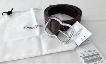 MAISON BOINET 브라운 가죽 벨트