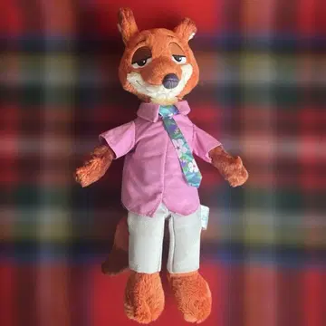 디즈니 캐릭터 주토피아 2 봉제 인형 S 닉 와일드 a