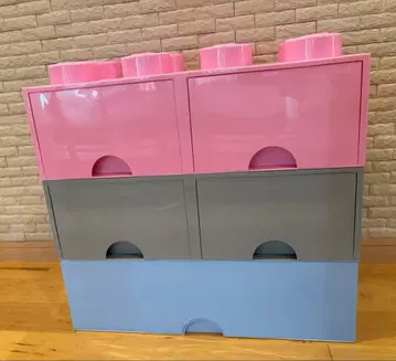 레고 브릭 서랍 8 2개 스토리지 박스 브릭 1개 총 3개