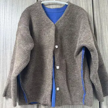 차오패닉 티피 브라운 가디건