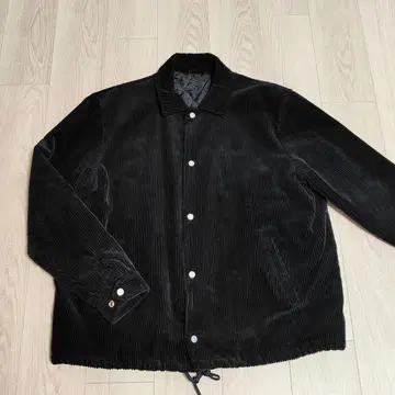 ZARA 코듀로이 자켓 BLACK