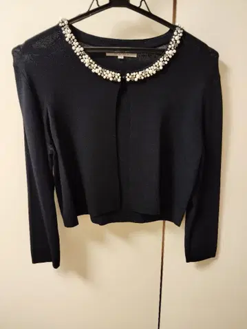 M-PREMIER COUTURE 네이비 가디건 38