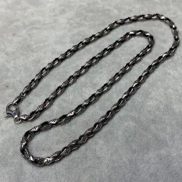 딜 디자인 목걸이 실버 약 50cm