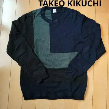다케오 키쿠치 스웨터 니트 사이즈 3 L 블록