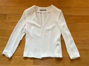 띠어리 럭스 lift 노카라 자켓 36