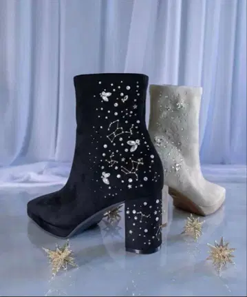 RANDA 홀리데이 컬렉션 별똥별 숏부츠 새상품급