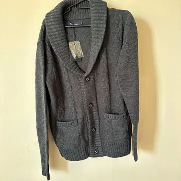 숄카라 가디건 L 차콜 그레이