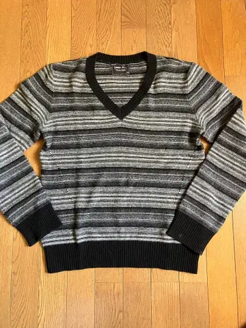 NUMBER (N)INE V넥 니트 스웨터