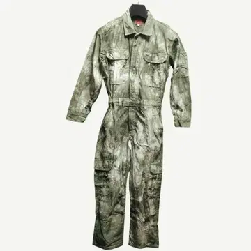 오리지널 타이다이 염색 점프슈트 올리브 그린 S 사이즈 남성용 여성용