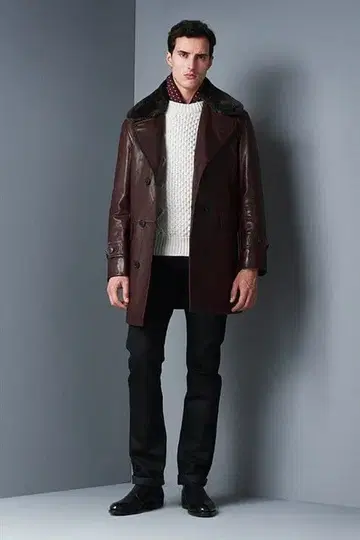 dunhill 2016-2017aw 가죽 코트