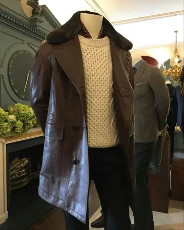 dunhill 2016-2017aw 가죽 코트