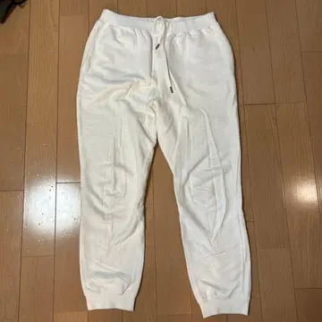 SUNSPEL 조거 팬츠 화이트