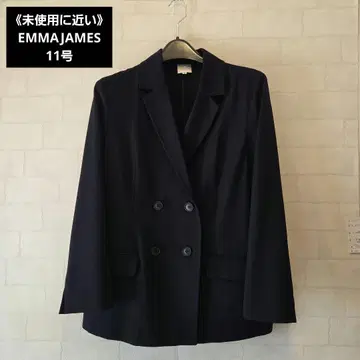 [미사용에 가까움] EMMAJAMES 네이비 더블 브레스트 자켓 11호