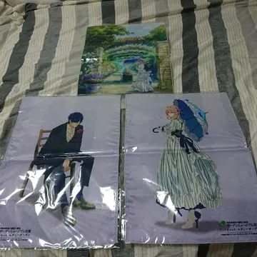 바이올렛 에버가든 가든 뮤지엄 히에이 천 포스터 세트