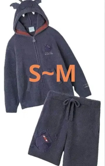 젤라피케 드래곤 퀘스트 파우더 드라키퍼카&하프 팬츠 세트 S~M