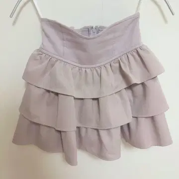 michellMacaron 미셸 마카롱 프릴 슬림 레그 스커트 핑크 xs