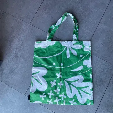 marimekko 꽃무늬 에코백 그린