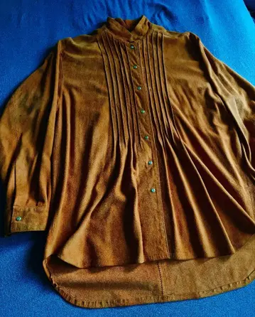 NINA RICCI 스웨이드 셔츠 프랑스제 made in france