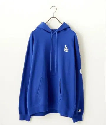 MLB LA 다저스 로고 백 프린트 후드 맨투맨