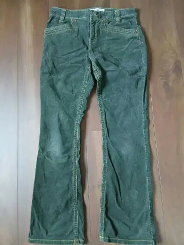 TOMMY HILFIGER 힙스터 부츠 데님 8 사이즈 다크 그린