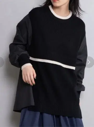 MARECHAL TERRE 니트 레이어드 상의